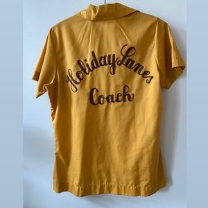 Vintage King Louie embroidered bowling shirt